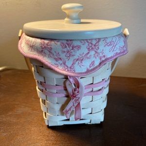 Vintage Longaberger Horizon of Hope 2002 Breast Cancer Basket